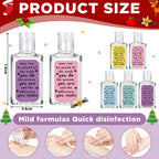 Sacubee 10 Pcs Thank You Gifts for Coworker Mini Hand Sanitize Gel Bulk Scent Hand Sanitizer Travel Size Inspirational Appreciat
