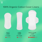 The Honey Pot Company - Herbal Panty Liners for Women - Long Panty Liners - Infused w/Essential Oils for Cooling Effect & Organi