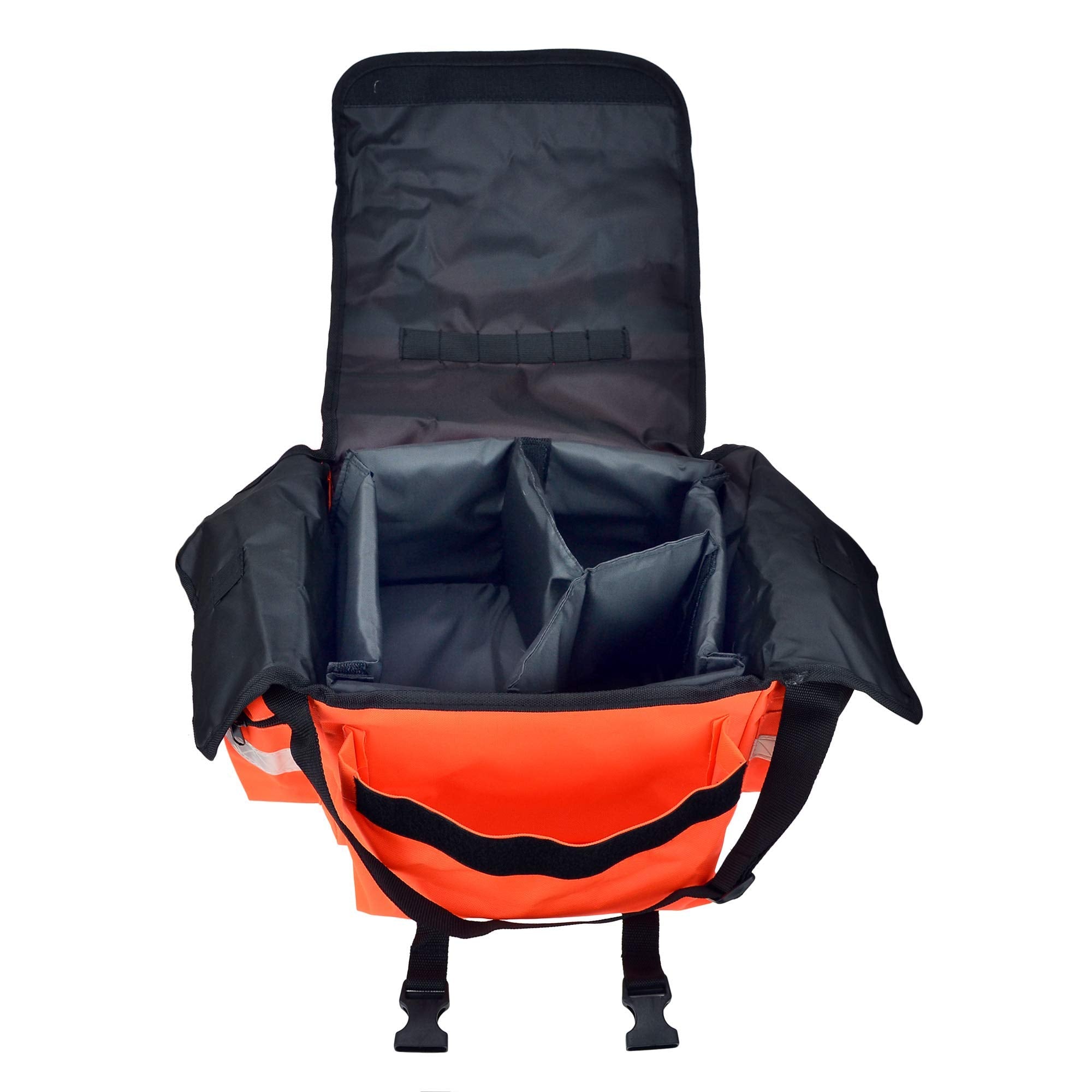 Dealmed First Responder Trauma Bag - Medium Medic First Responder Trauma Bag, Easy to Carry, Orange Medical Trauma Bag