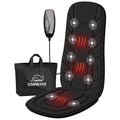 Snailax Back Massager with Heat, Massage Seat Cushion with 10 Motors, Massage Chair Pad for Home Office Use, 5 Modes & 3 Intensi