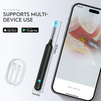 Earwax Camera Ear Camera Otoscope Cleaner, Oxbird 1080P Wireless Ear Wax Removal Kit Smart Ear Cleaner with Camera and Light for