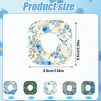 25pcs Adhesive Patches for Dexcom G7, Breathable CGM Over Patches Sensor Monitor Covers with Holes Waterproof Flower Adhesive Gl