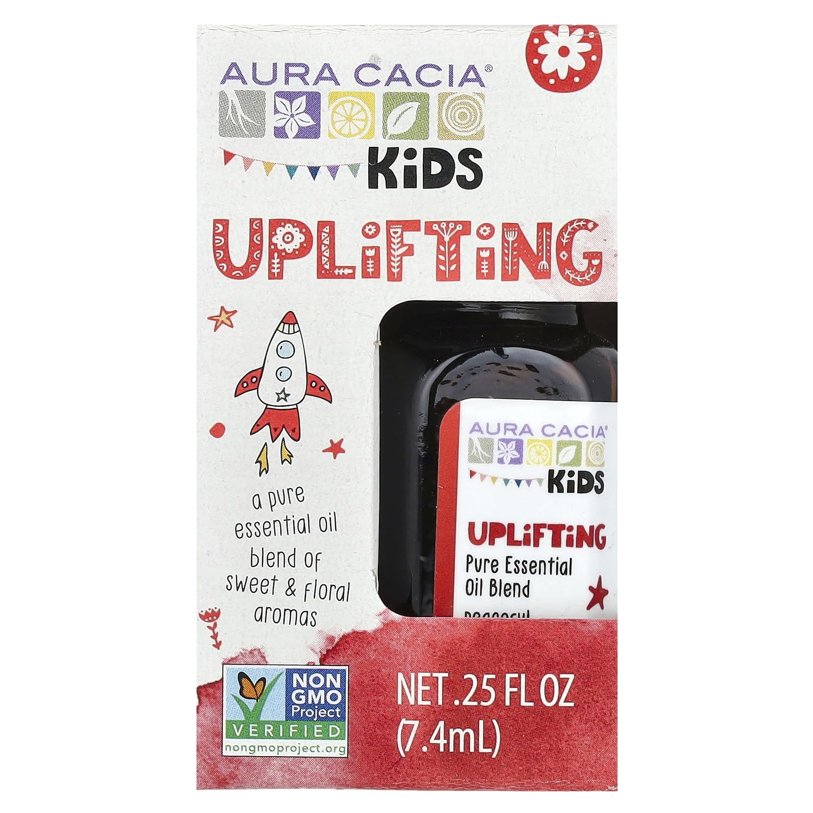 Aura Cacia Kids Essential Oil Blends Uplifiting 0.25 fl oz Liquid