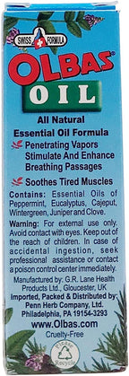Olbas Therapeutic, Aromatherapy Inhalant and Massage Oil, 0.32 fl Ounces. Pack of 1 Bottle