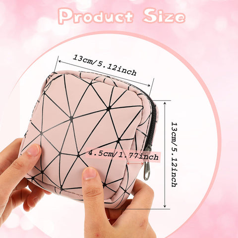 4 Pieces Sanitary Napkin Storage Bags Menstrual Cup Pouches Nursing Pad Holder Tampon Bags Portable Period Kit Bag Feminine Prod