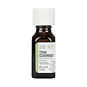 Aura Cacia Essential Oil, Strengthening Texas Cedarwood, 0.5 fluid ounce, Packaging May Vary