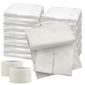 Split Drain Sponge Gauze 4x4 Sterile 6 Ply Pads [Pack of 100] Absorbent Precut 4X4 Non-Woven Slit Bandage for I.V. Tracheostomy 