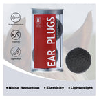 Harrison Howard EaseFit Equestrian Earplugs 3cm Horse Foam Ear Plugs Balls 2 PCS-Mars Black