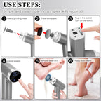 Upgraded Electric Callus Remover for Feet 4500rpm, Adjustable Speed Electric Foot Callus Remover Foot Sander Grinder Pedicure Fi