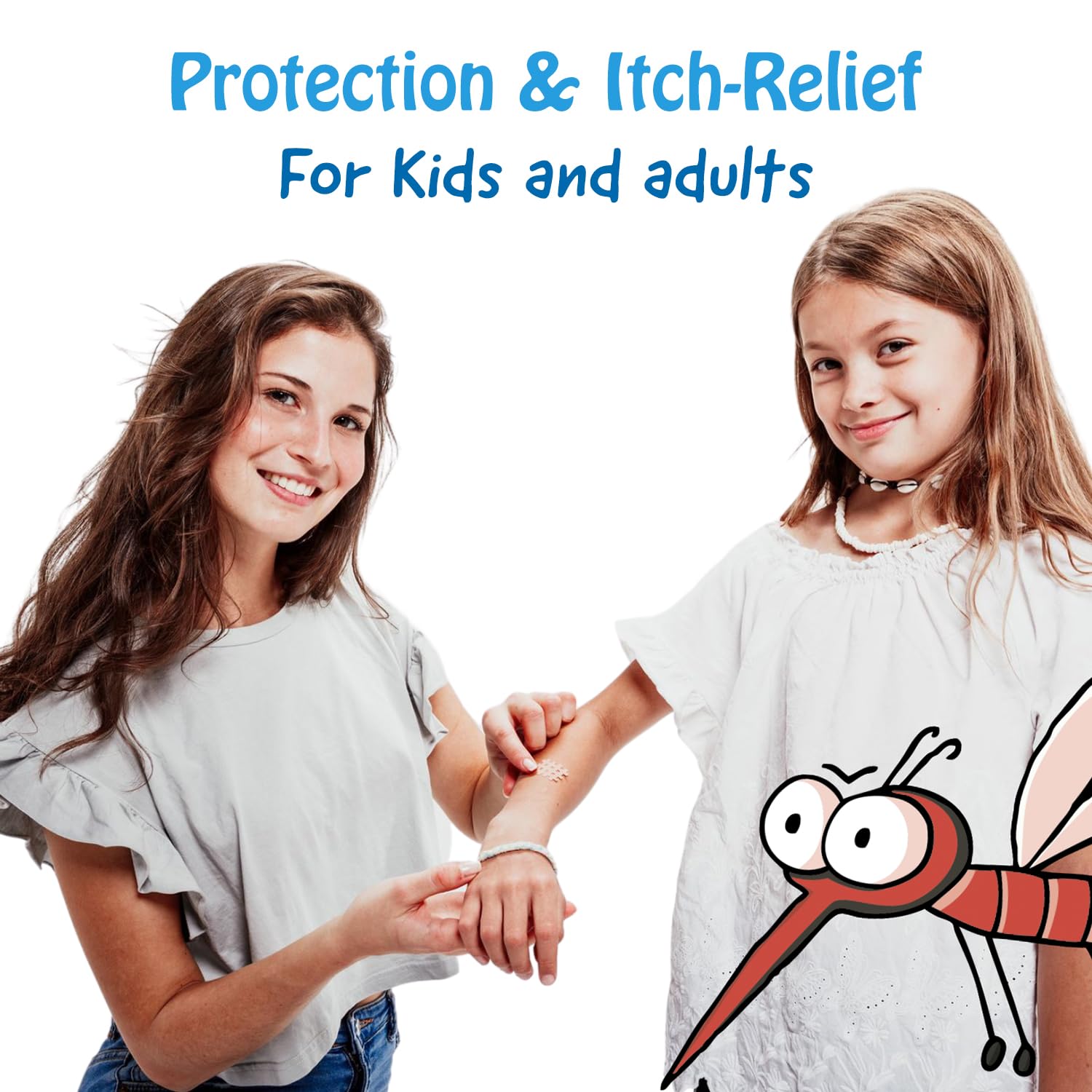 Moskinto The Original Mosquito Itch Relief Patches for Kids & Adults, Bug Bite Patches Soothe Swelling & Itching, Anti Itch Bug