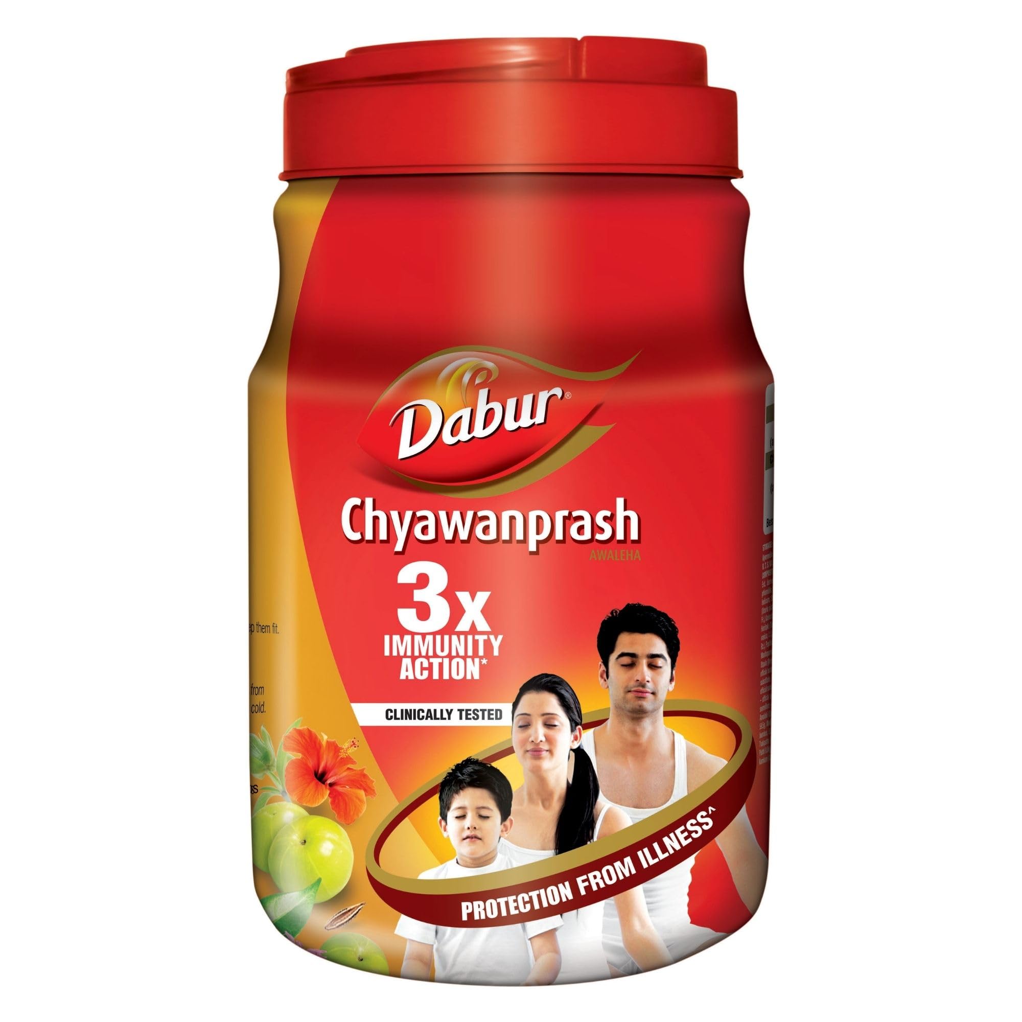 Dabur Chyawanprash  2Kg | 3X Immunity Action | With 40+ Ayurvedic Herbs | Helps Build Strength & Stamina | Builds Overall Healt