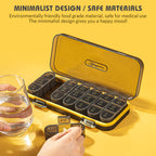 Zonlong Weekly Pill Organizer/ Dispensers, 3 Times A Day, 7 Day Large Compartments Travel Pill Container/ Box, Moisture-Proof Me