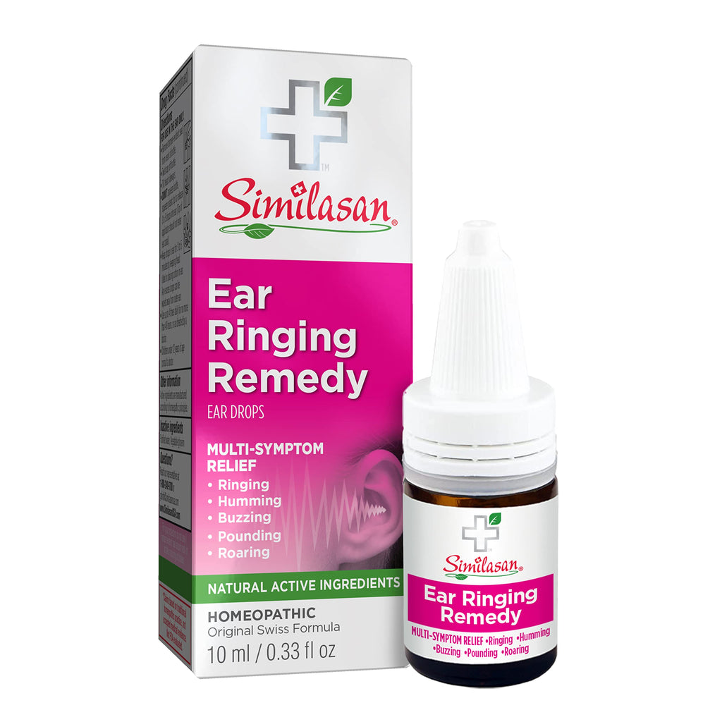 Similasan Ear Ringing Remedy Drops 0.33 Ounce, for Temporary Multi-Symptom Relief from Noise in the Ears, Ringing Ears, Buzzing 