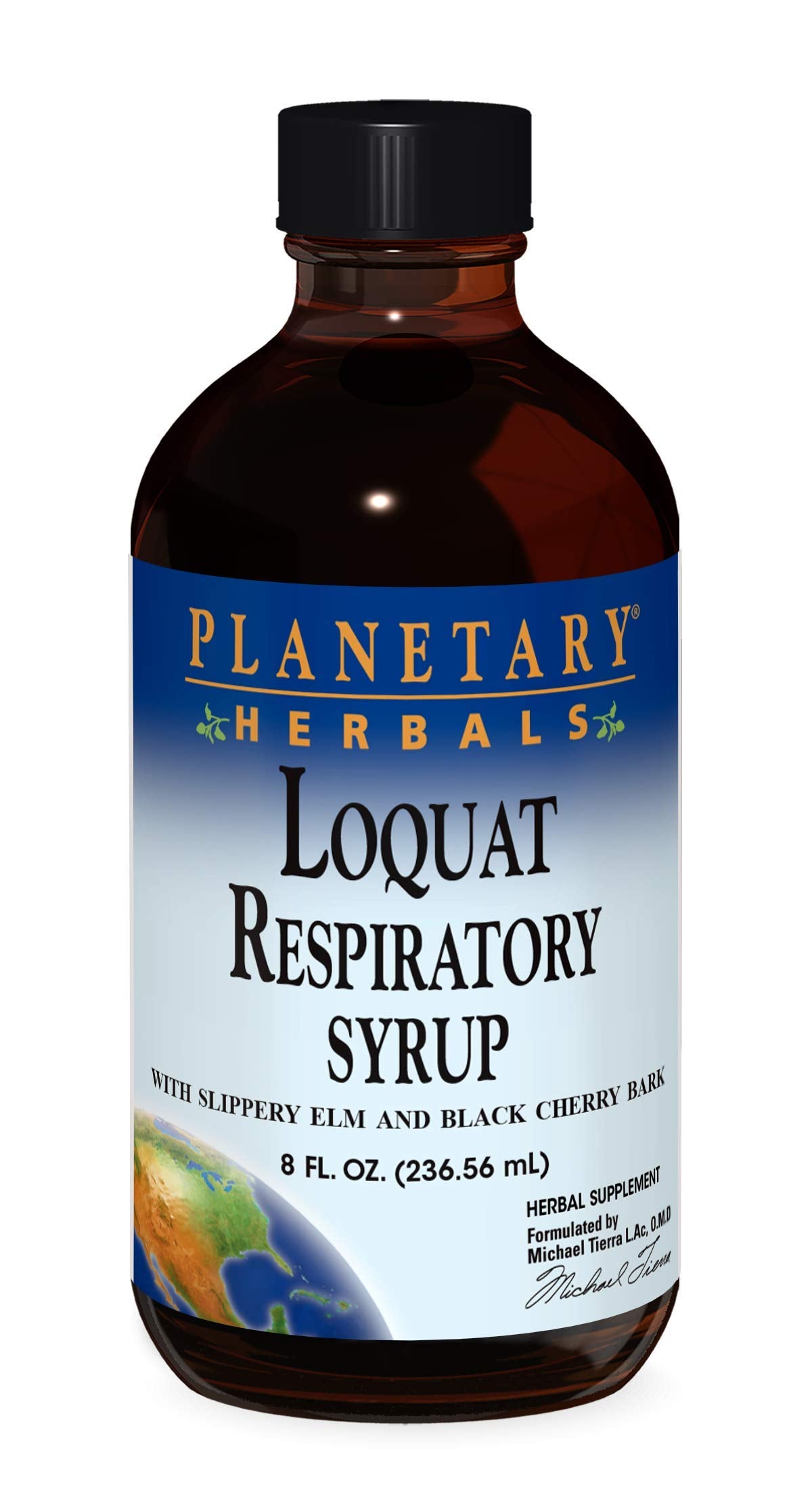 Planetary Herbals Loquat Respiratory Syrup, 8 Fluid Ounce