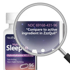 HealthA2Z Sleep Aid, Diphenhydramine HCl 25mg Softgels, Supports Deeper, Restful Sleeping, Non Habit-Forming (96 Softgels)