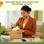 Tender Touch Hemorrhoid Wipes with Witch Hazel and Aloe, Flushable Medicated Wipes for Hemorrhoid and Vaginal Relief - Postpartu