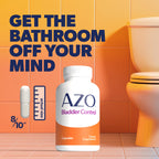 AZO Bladder Control with Go-Less Daily Supplement | Helps Reduce Occasional Urgency* | Helps reduce occasional leakage due to la