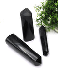 Crystal Heaven Black Tourmaline Crystal Tower Obelisk Point For Chakra, Healing And Balancing - Aaa Grade Original Certified Gem