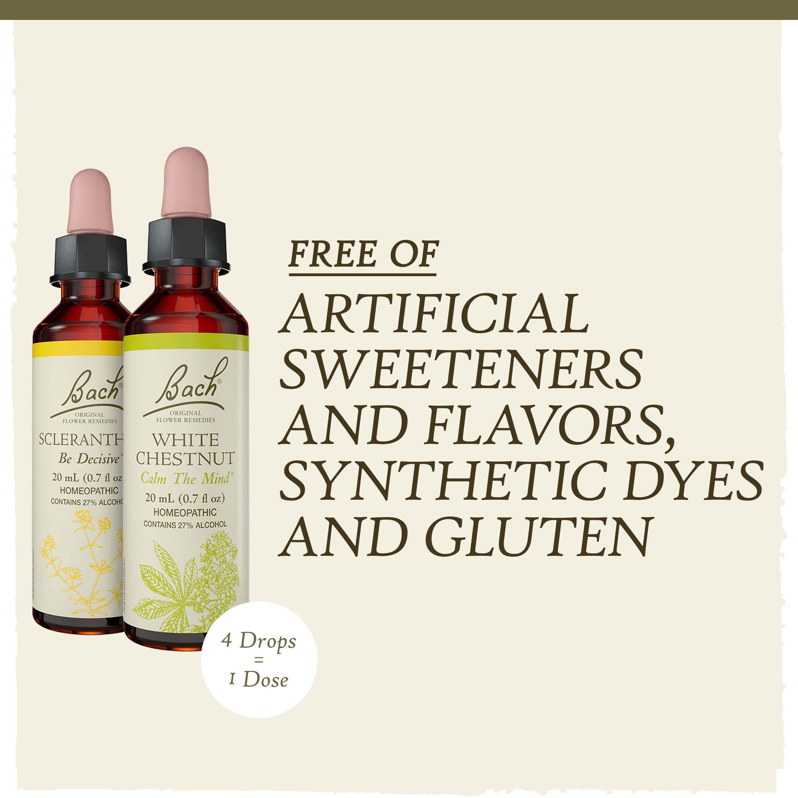 Bach Original Flower Remedies, Clarity of Mind Kit, For Focus and Mindfulness, Natural Homeopathic Flower Essence, Holistic Well