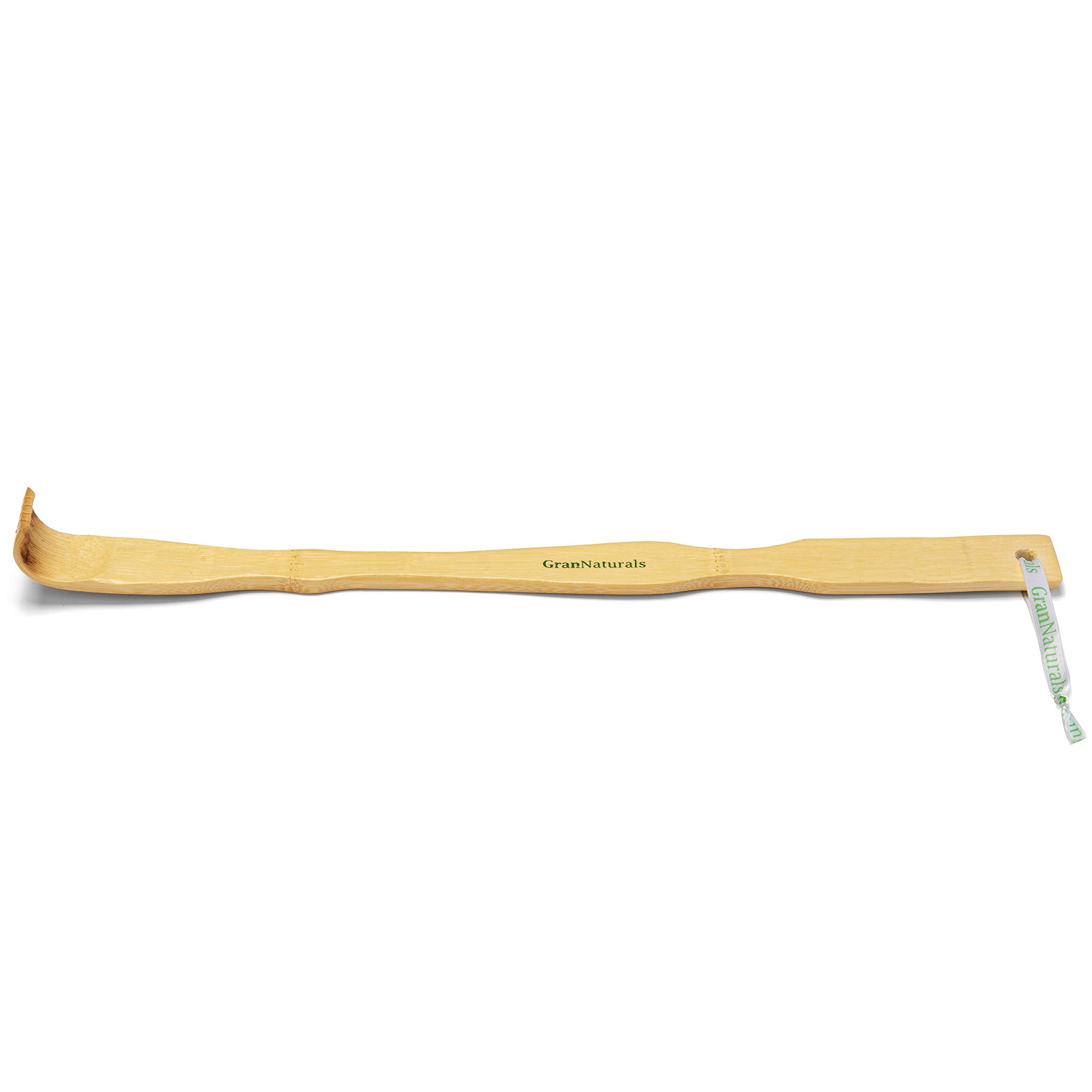 GranNaturals Bamboo Back Scratcher - Long Wooden Claw for Scratching Hard-to-Reach Itchy Spot - Lightweight Therapeutic Massage