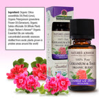 Natures Answer 100% Pure Organic Essential Oil Blend, 0.5-Ounce, Geranium/Sage