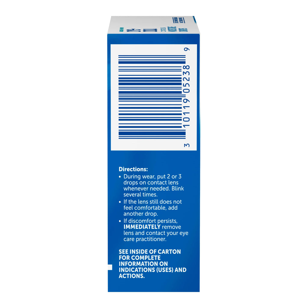 ReNu MultiPlus Lubricating & Rewetting Drops, 0.27 Fl Oz (Pack of 2) (Packaging May Vary)