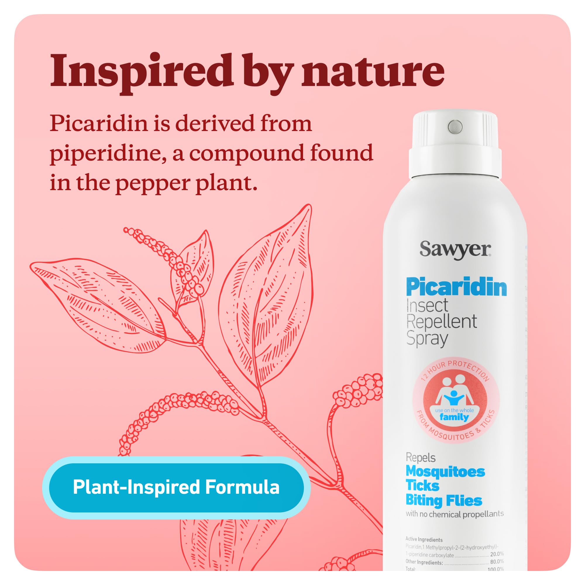 Sawyer Products SP874 Picaridin Insect Repellent Spray, 20% Picaridin, 4-Ounce, 1-Pack