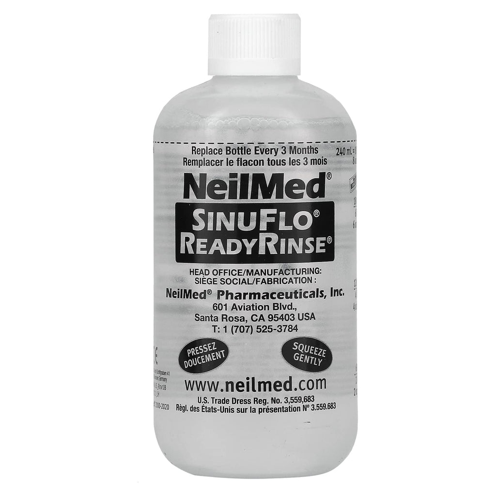 Neil Med SinuFlo Ready Rinse, 8 ounces Bottles (Pack of 2)