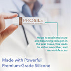 BIODERMIS SPF 15 Pro-SIL Silicone Scar Gel Stick - Scar Reduction Care for Surgical, Acne, Trauma Scars & Burns - Protects from