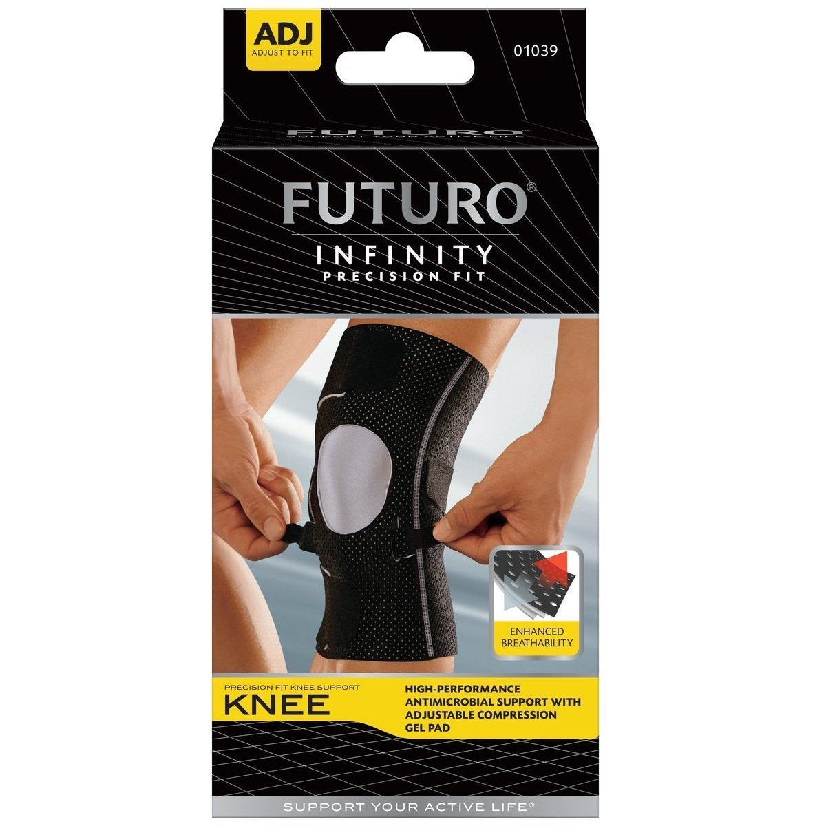 Futuro Infinity Precision Fit Knee Support-adjustable (Pack of 2)