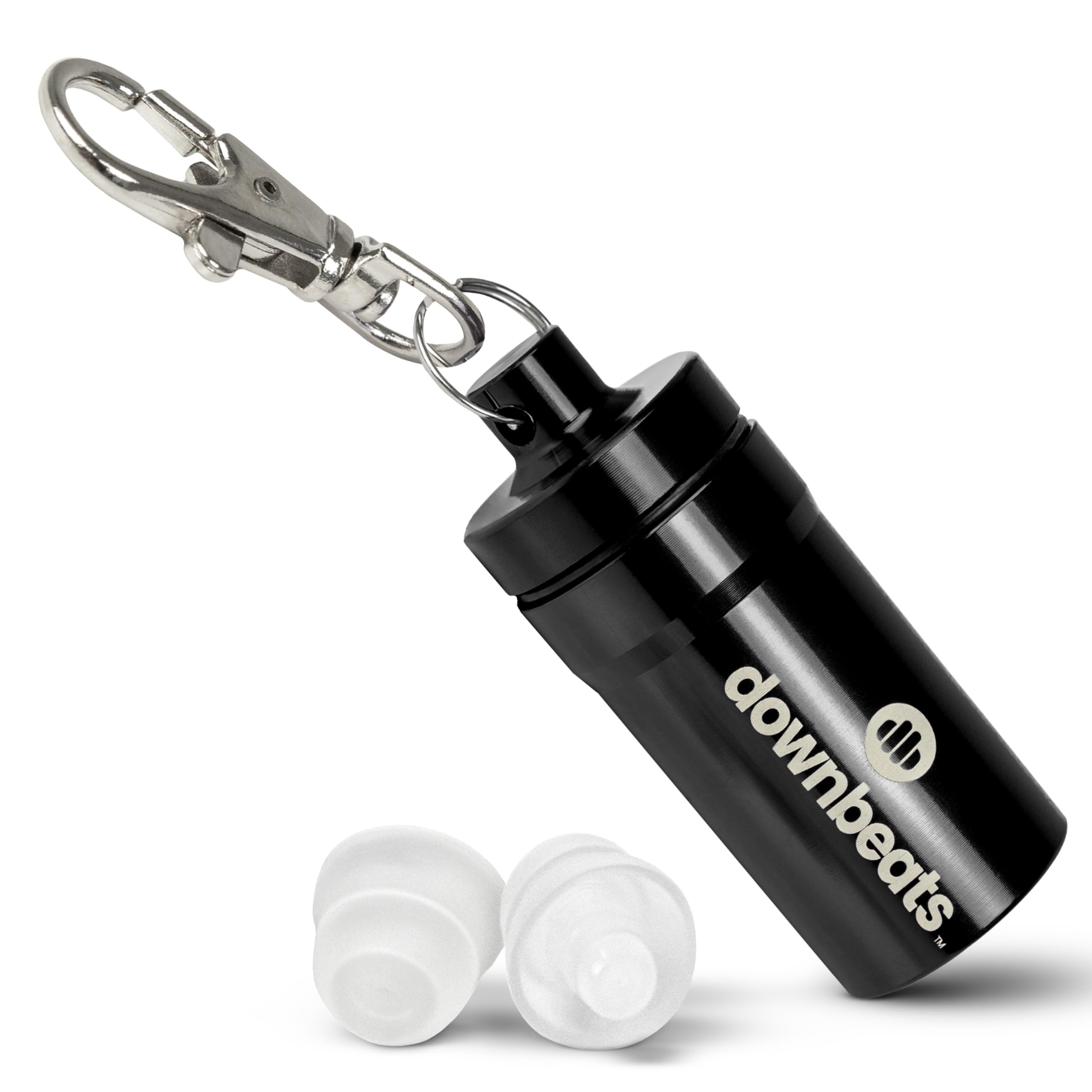 High Fidelity Ear Plugs for Hearing Protection - Discreet, Clear Ear Plugs for Concerts, Festivals & Noisy Events - Up to 18dB B