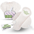 Non-Slip Organic Reusable Panty Liners for Women & Teens (Medium, 7-Pack) - High-Temp Washable Viscose Cloth Liners; Stay Fresh 