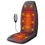 Vibration Back Massager with Heat, Massage Chair Pad with 10 Vibration Motors & 2 Heating Levels, Chair Massager for Recliner, O