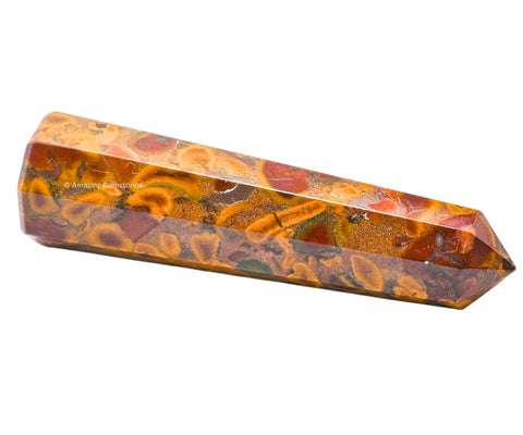Fruit Jasper Crystal Towers ~ Natural Healing Crystal Point Obelisk for Reiki Healing and Crystal Grid (2'' to 3'' INCH)