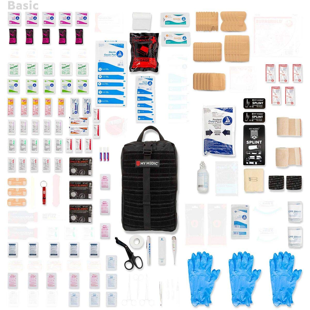 My Medic MyFAK Large Advanced First Aid Kit Black, L