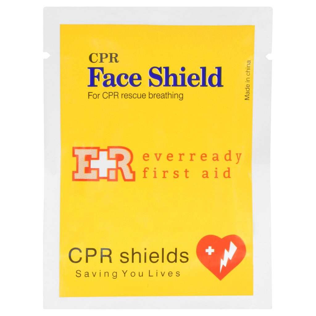 Ever Ready First Aid CPR Face Shield fits Adults, Children and Infants - 20 Pack
