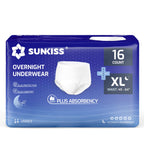 SUNKISS TrustPlus Incontinence Disposable Underwear for Men and Women, Adult Pull Ups with Heavy Absorbency, Leak Protection, Od