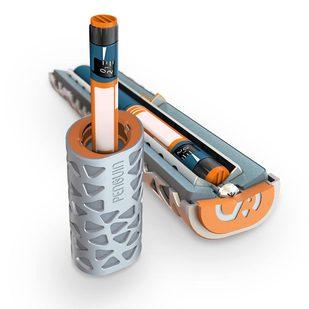 Penguin Insulin Cooler Travel Case - Reusable Temperature-Controlled Diabetic Insulin Pen Cooling Case - Keeps Diabetes Medicine