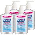 Advanced Hand Sanitizer Refreshing Gel, Clean Scent, 8 oz Pump Bottle / 4 Bottles