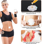30pcs Castor Oil Belly Button Pack Wrap, 2.76in Self-Adhesive Non-Reusable Highly Absorbent Non-Woven Fabrics Castor Oil Pad Cov