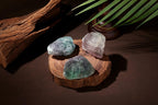 NUKAYAI 2Pcs Rainbow Fluorite 1.8-2.2 Large Raw Crystals Rocks Rough Stones Healing Crystal for Cabbing DIY Wicca Reiki Decorati