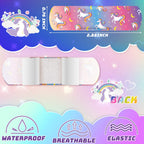Sinmoe 6 Styles Kids Bandages Cute Cartoon Unicorn Bandages for Girls Kawaii Variety Pack Comfortable Flexible Protection Care f
