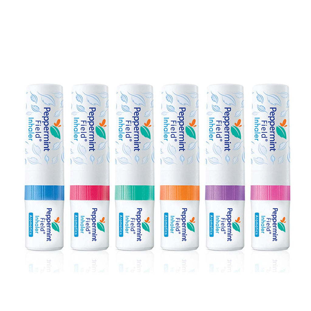 Peppermint Field Nasal Inhaler - Strong Peppermint Thai Inhaler - Pack of 6