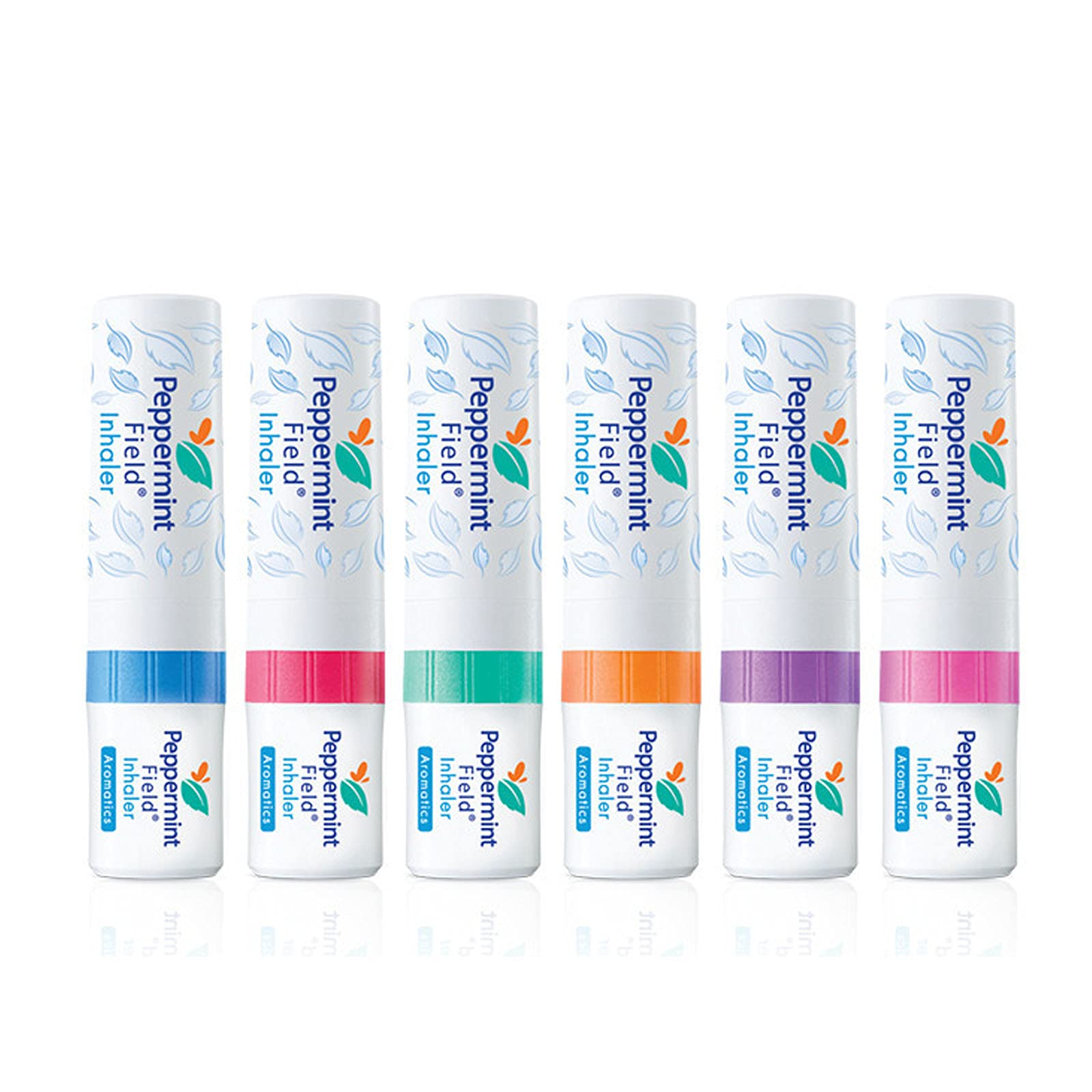 Peppermint Field Nasal Inhaler - Strong Peppermint Thai Inhaler - Pack of 6