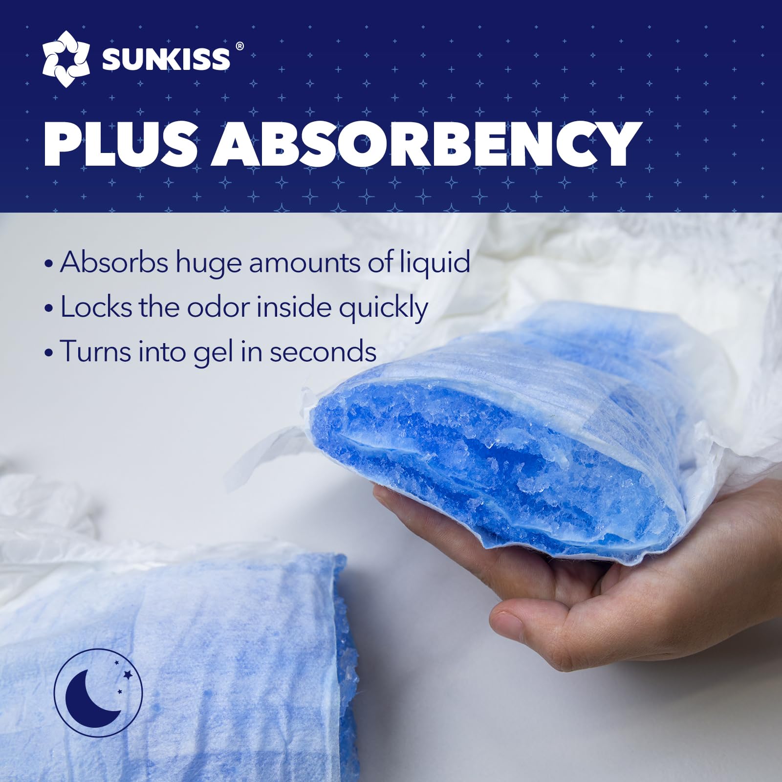 SUNKISS TrustPlus Incontinence Disposable Underwear for Men and Women, Adult Pull Ups with Heavy Absorbency, Leak Protection, Od