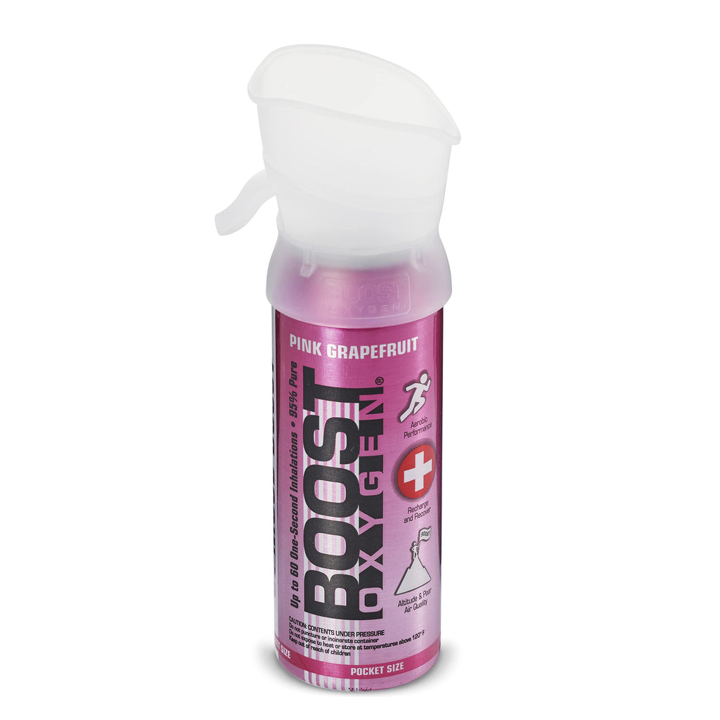 Boost Oxygen All New 3 Liter Supplemental Oxygen to Go | All-Natural Respiratory Support for Health, Wellness, Performance, Reco