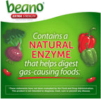 Beano Food Enzyme Dietary Supplement Tablets, 100 Tablets by Beano