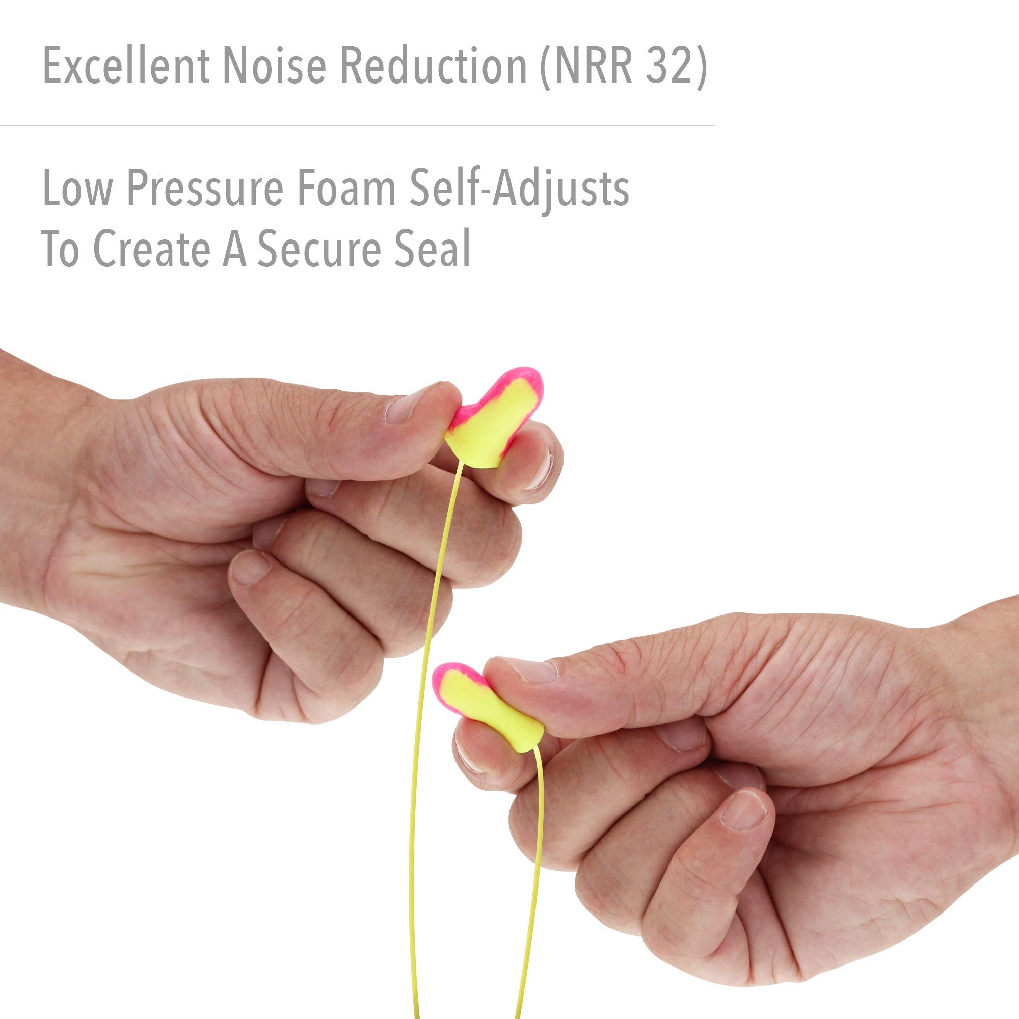Howard Leight, HOWLL30, Airsoft Corded Foam Ear Plugs, 100 / Box, Multi