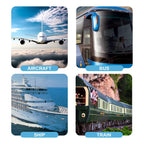 Generic Motion Sickness Patches, 10 Count Sea Sickness Patches Non Drowsy, Motion Sickness Patches for Cruise Airplanes Cars Bus