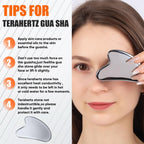 InfiniteRelax Terahertz Gua Sha Facial Tools,Cryo Gua Sha Tool for Face and Body, Gua Sha Massager Tools for Reduce Puffiness an